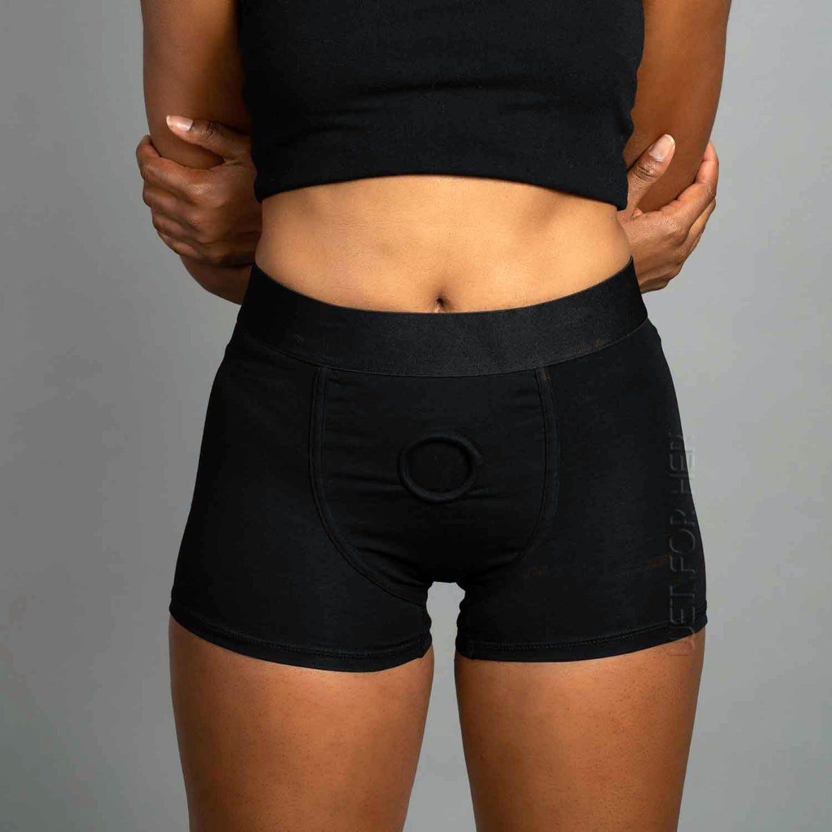 BOXER BRIEF BLACK O'RING HARNESS XS-3X