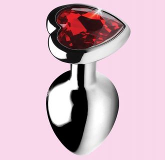 BOOTY SPARKS RED HEART GEM PLUG